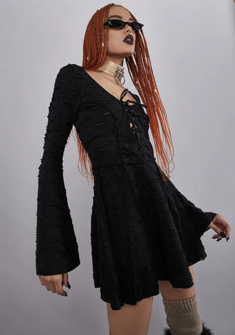 Beyond The Woods Bell Sleeve Dress