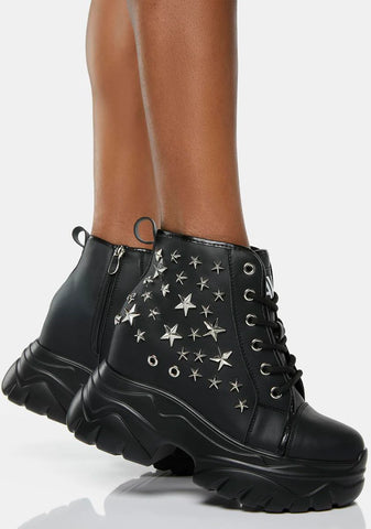 Black Date-03 Sneakers