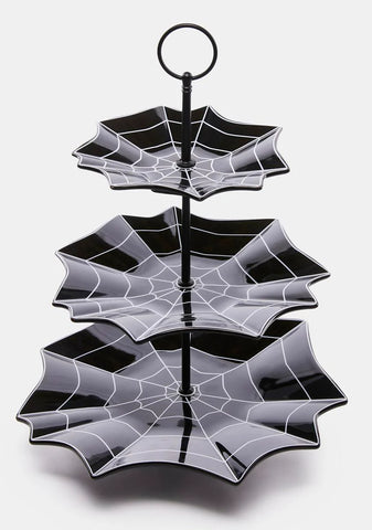 Web Of Lies Tiered Platter