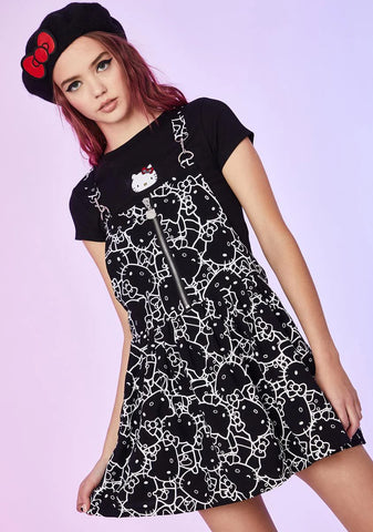 Shadow Dimension Pinafore Dress
