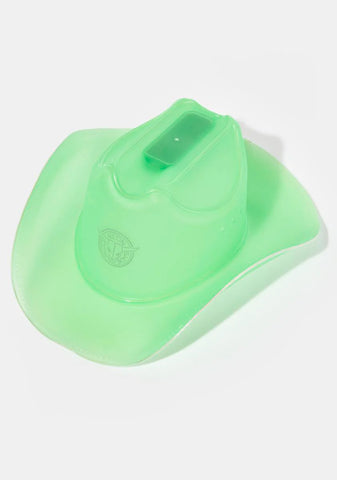 Green Light Up Cowboy Hat