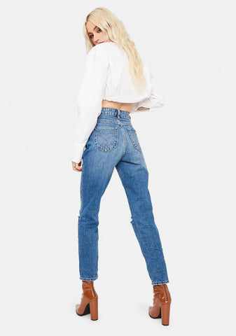 Meadow Worn Organic Duster Jeans