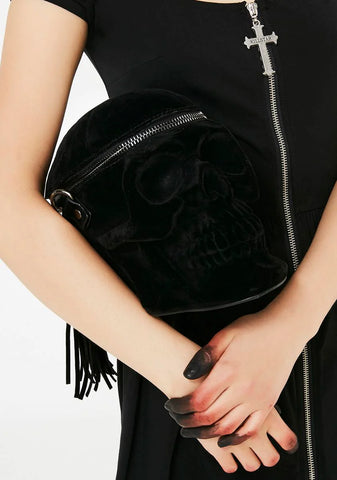 Velvet Grave Digger Handbag