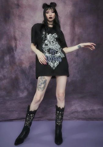 Malice And Mischief Oversized Graphic Tee