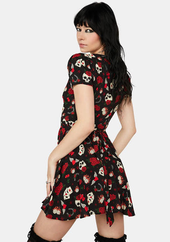 Rockabilly Baby Wrap Dress