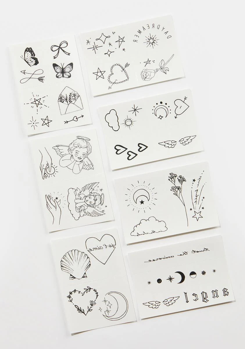 Angelic Temporary Tattoo Pack