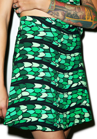 Snake Wrap Skirt