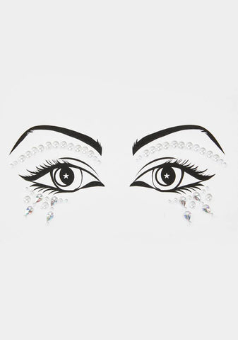 Pearlescent Face Jewels