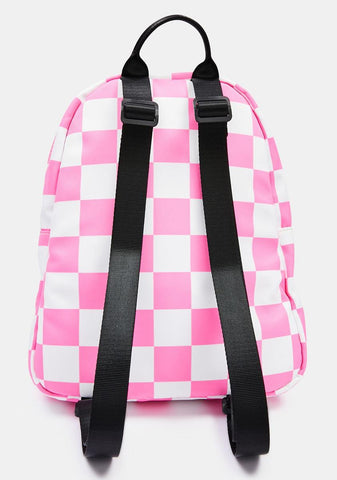 Iconic Trio Checkered Backpack