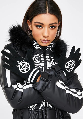 Sporty Gram Knit Gloves