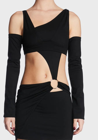 Bound By Time Dress And Gloves Set