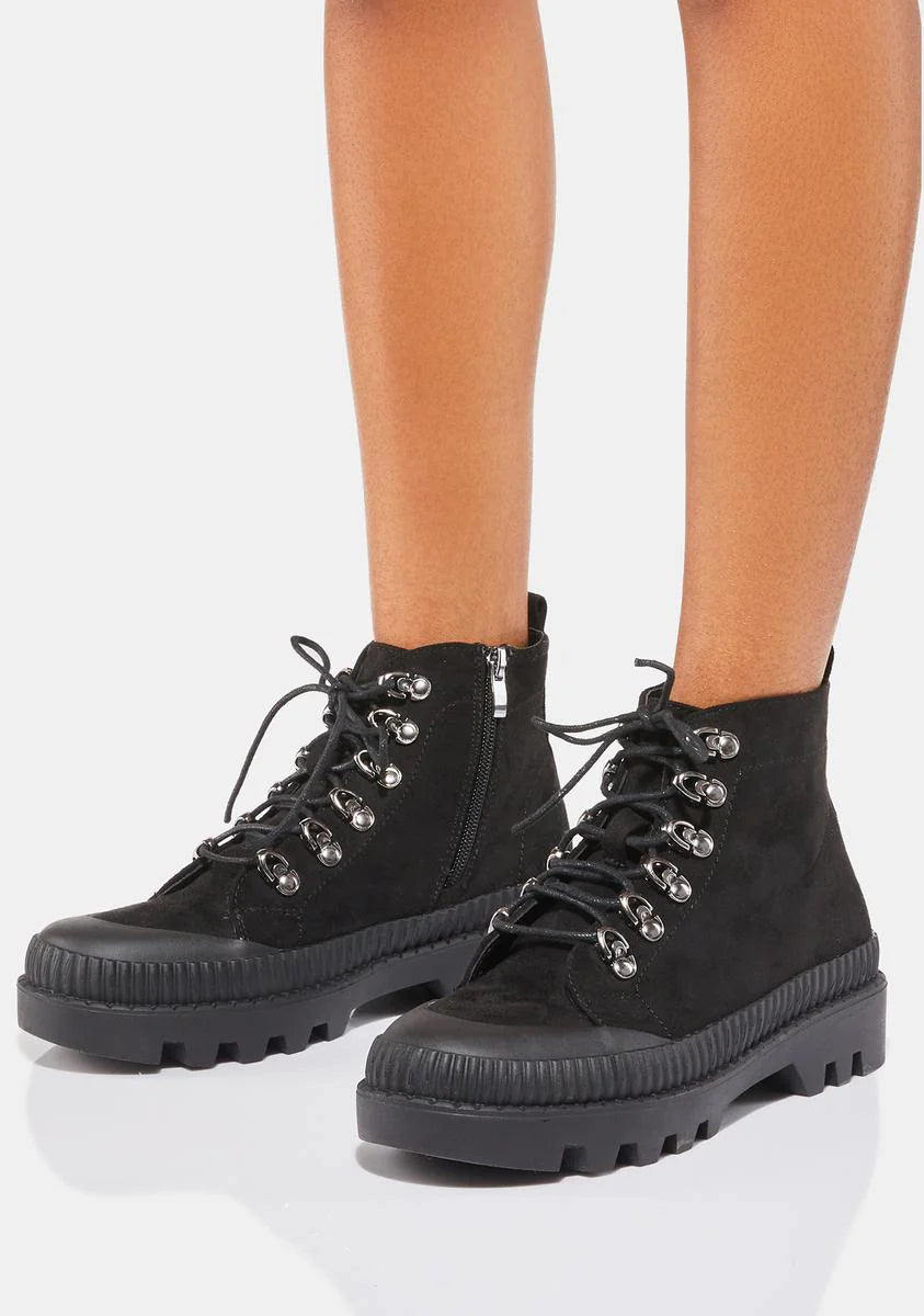 Push The Limits Lace-Up Boots