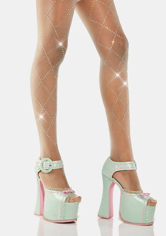 Awestruck Rhinestone Tights