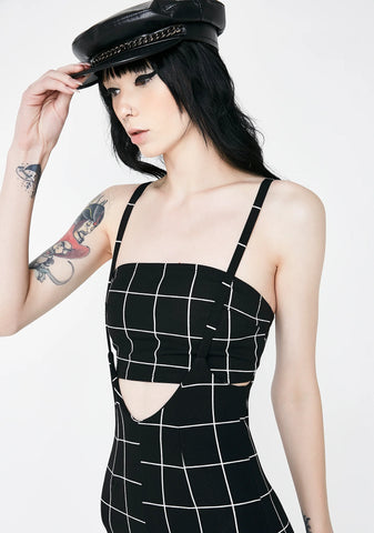 Gridlock Skinny Jumpsuit
