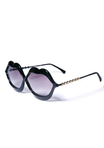 Black Lip Service Sunglasses