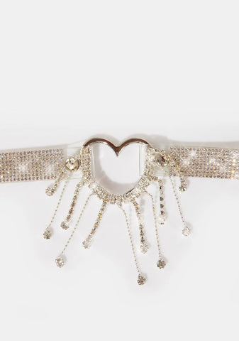 Crown Jewel Rhinestone Choker