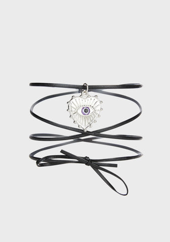 Quiet Observer Wrap Choker