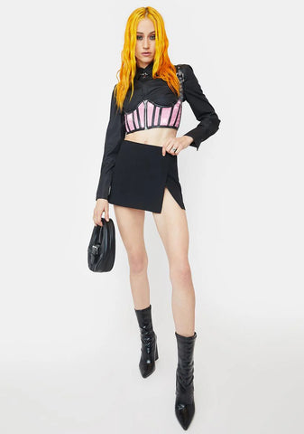 Sweet Opulent Dreams Glitter Underbust Corset