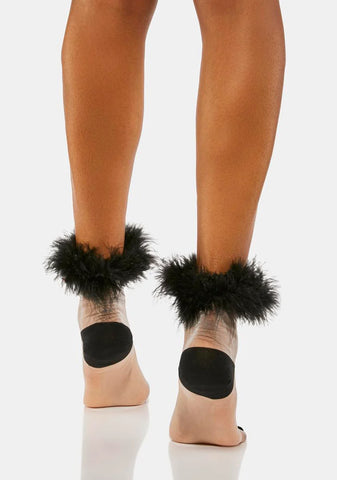 Wicked Little Princess Feather Socks