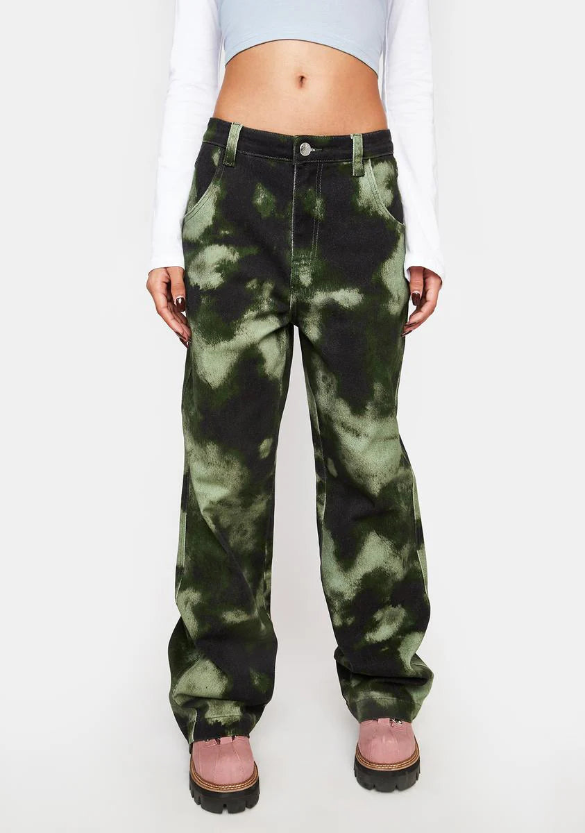 Top Of The Tree Tie Dye Jeans