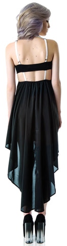 Stringing Ya Along Cage Cut Out Dress