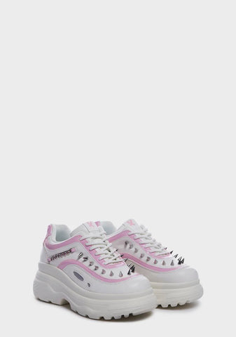 Pink Bane Of Exile Platform Sneakers