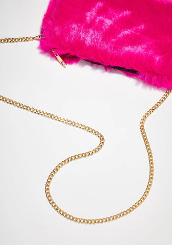 Sweet Disposition Furry Shoulder Bag
