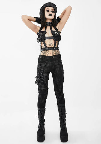 Cold In Hell Punk Pockets Body Harness