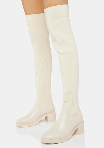 Sweater Weather Thigh-High Boots