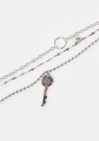 Key To Me Layered Choker