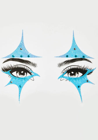 Royally Clowning Around Face Stickers