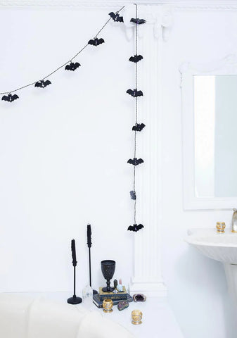 Grave Religion Bat String Lights