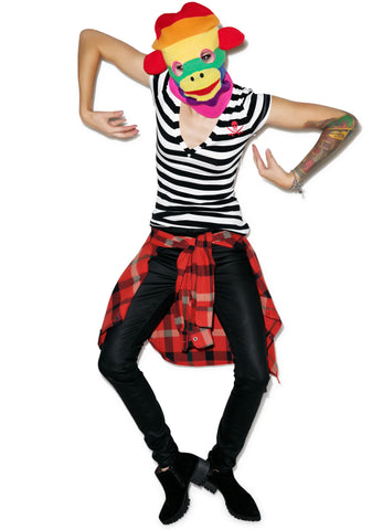 Monkey Business Knit Mask