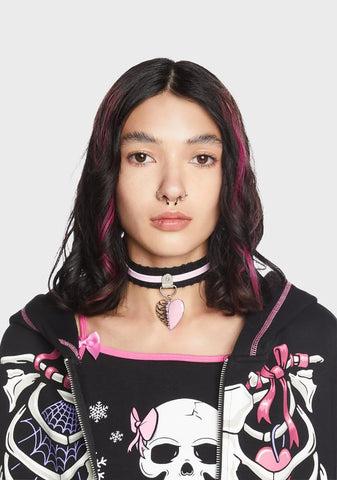 Damaged Goods Heart Choker
