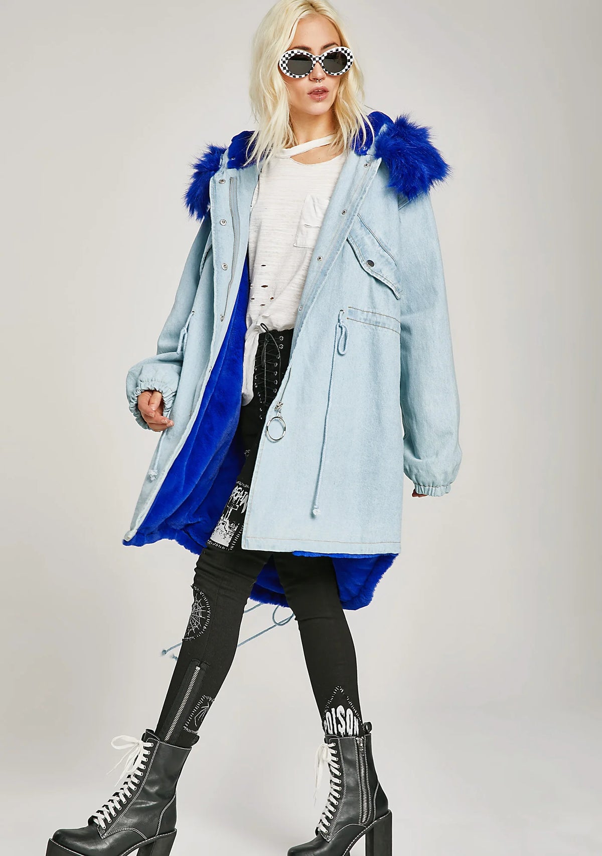 Sweetie Bird Denim Parka