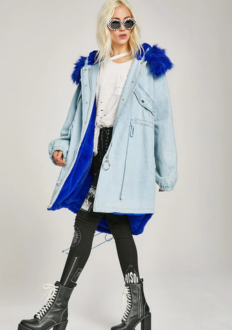 Sweetie Bird Denim Parka