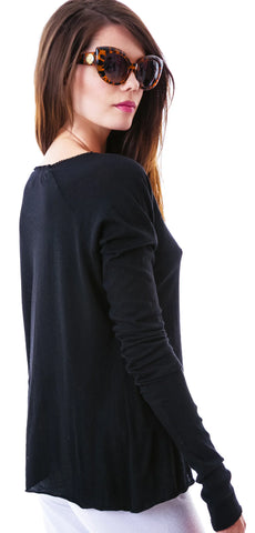 Essentials Cozy Raglan - Black