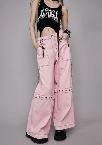 Sweet Power Of Evil Convertible Wide Leg Pants