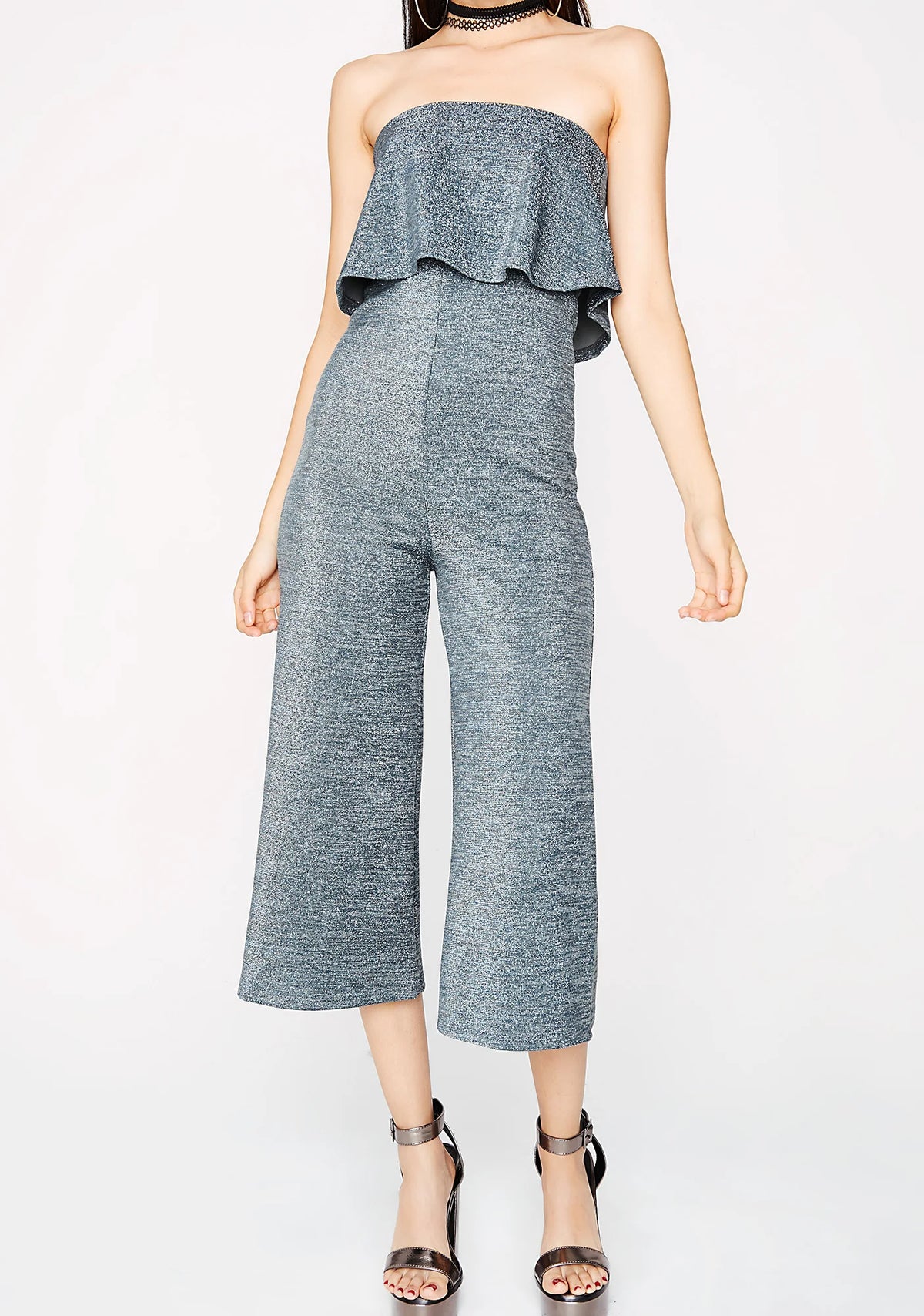 Only Girl Ruffle Jumpsuit