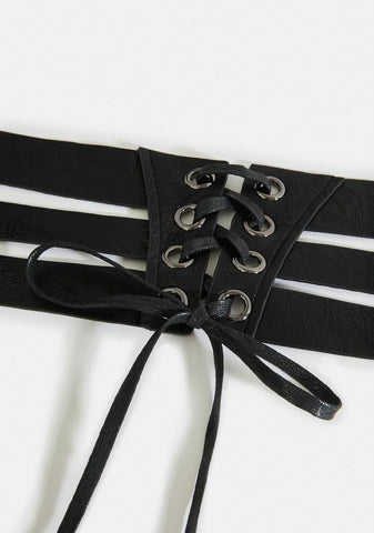 Lace Up Corset Belt