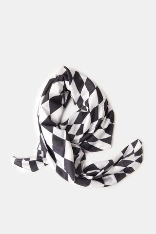 Make My Mark Checkered Head Scarf