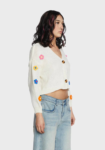 Love In Bloom Floral Cardigan