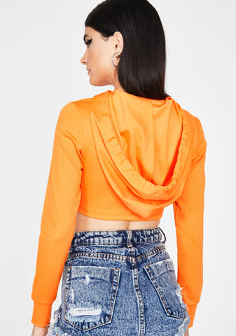 Juicy High Maintenance Crop Hoodie