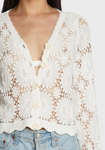 Arboretum Visit Crochet Cardigan