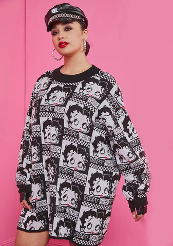 Plus Animated Screen Queen Sweater