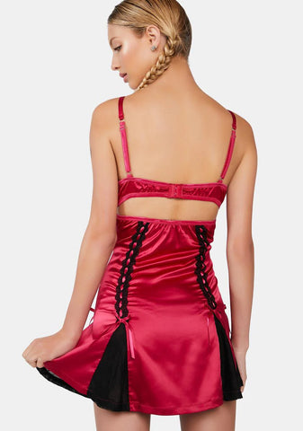 Late Night Rendezvous Slip Dress