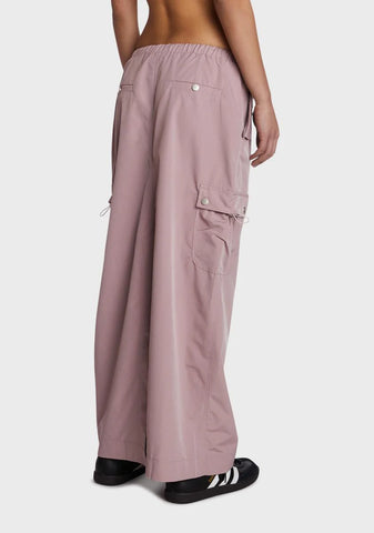 Mauve Gone Backpacking Maxi Skirt