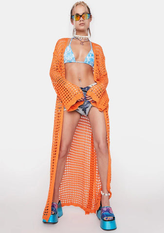 Sunrise After Party Access Crochet Cardigan