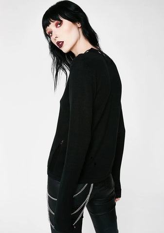 Snowflake Eyelet Jumper