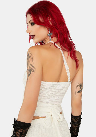 Mummy Wrap Bustier Top